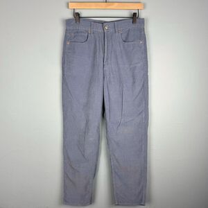 American Eagle Womens 6 Short Blue Corduroy Mom Jean Straight Leg‎ Pants